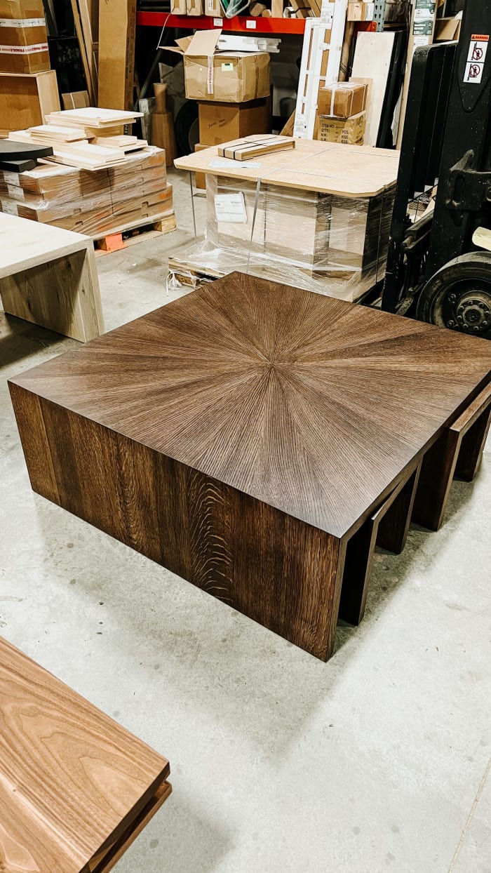 Square Radiate Coffee Table