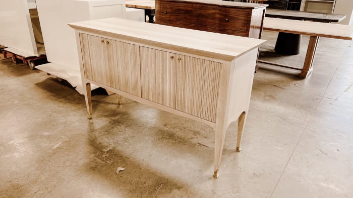 Oak Entry Cabinet