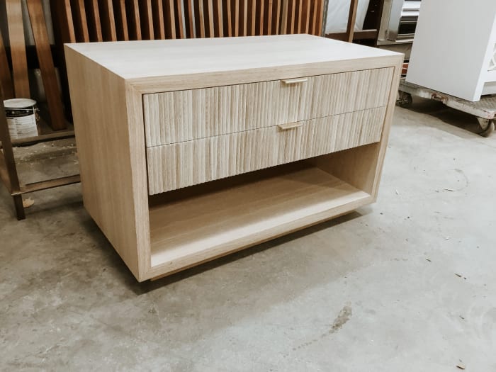 Oak Bedside Table