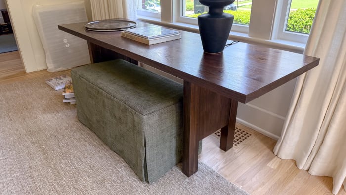 Custom Walnut Console Table