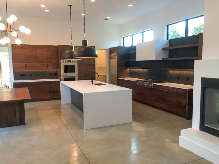 Walnut Kitchen Entire Kitchen