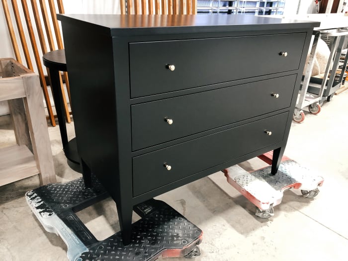 Flat Black Dresser