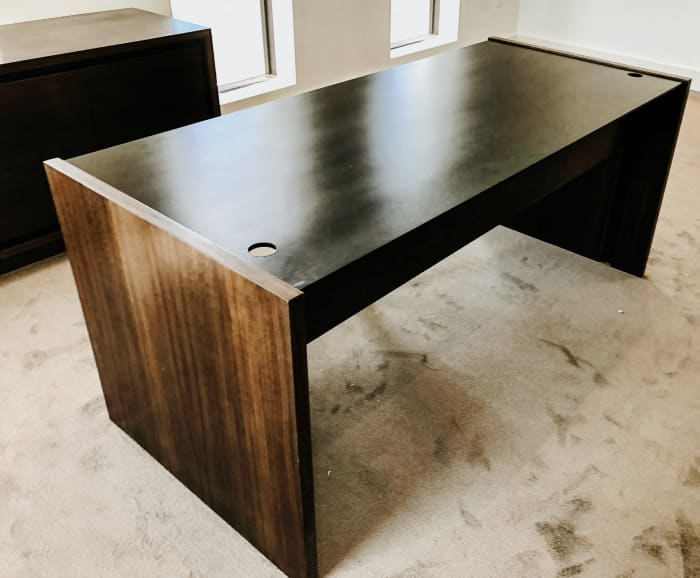 Floating Fluted Credenza
