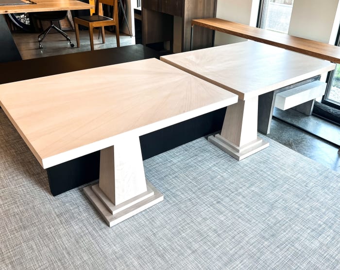 Pair of Square Radiate Tables
