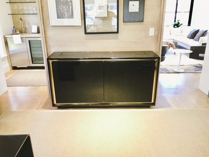 Black and Gold Credenza