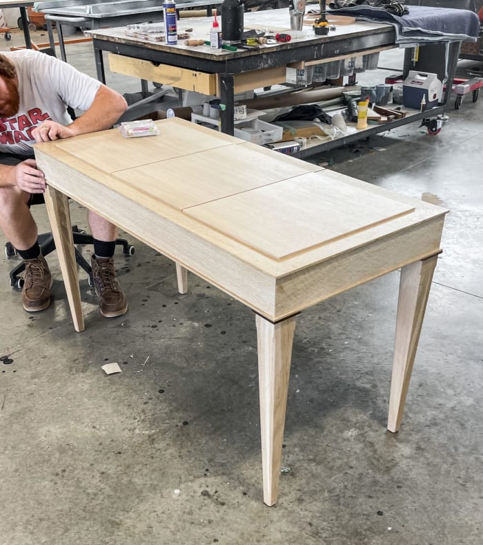 Oak Vanity Desk