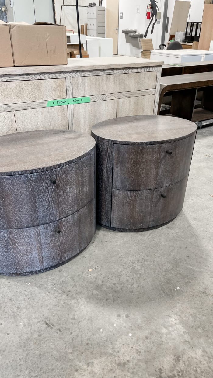Oval Oak Side Table