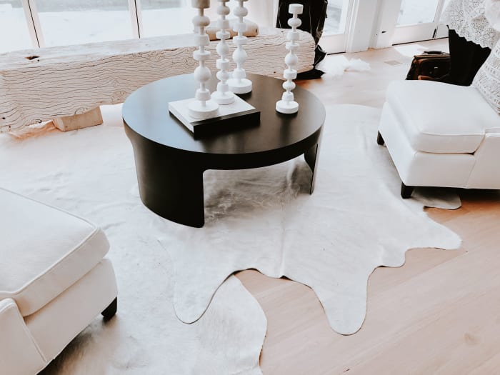 Blackened Steel Coffee Table