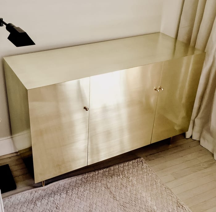 Brass Credenza