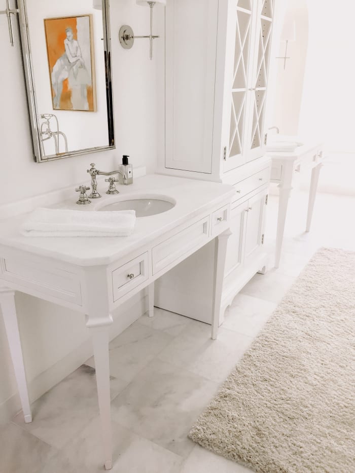 All White Bathroom