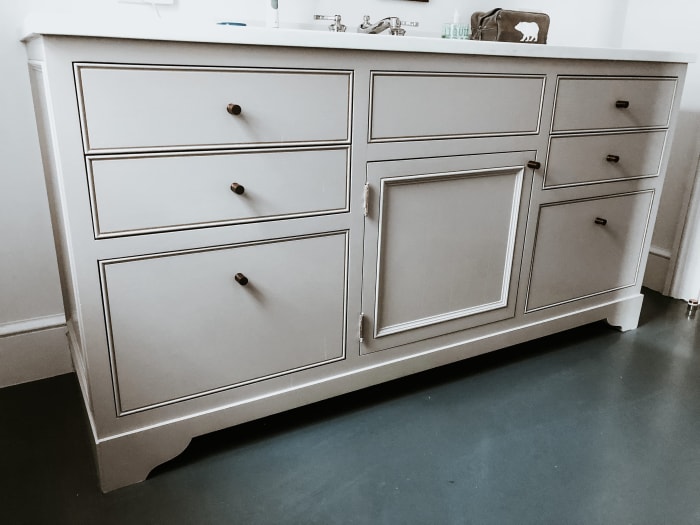 Grey Bathroom Vanity