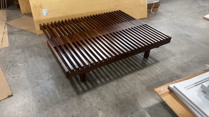 Handcrafted Walnut Coffee Table