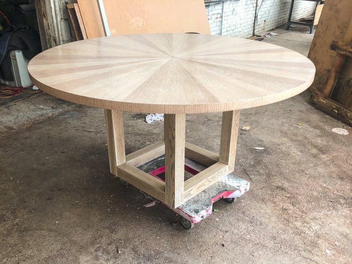 Radiate White Oak Table