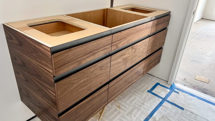 Walnut & Steel Vanities