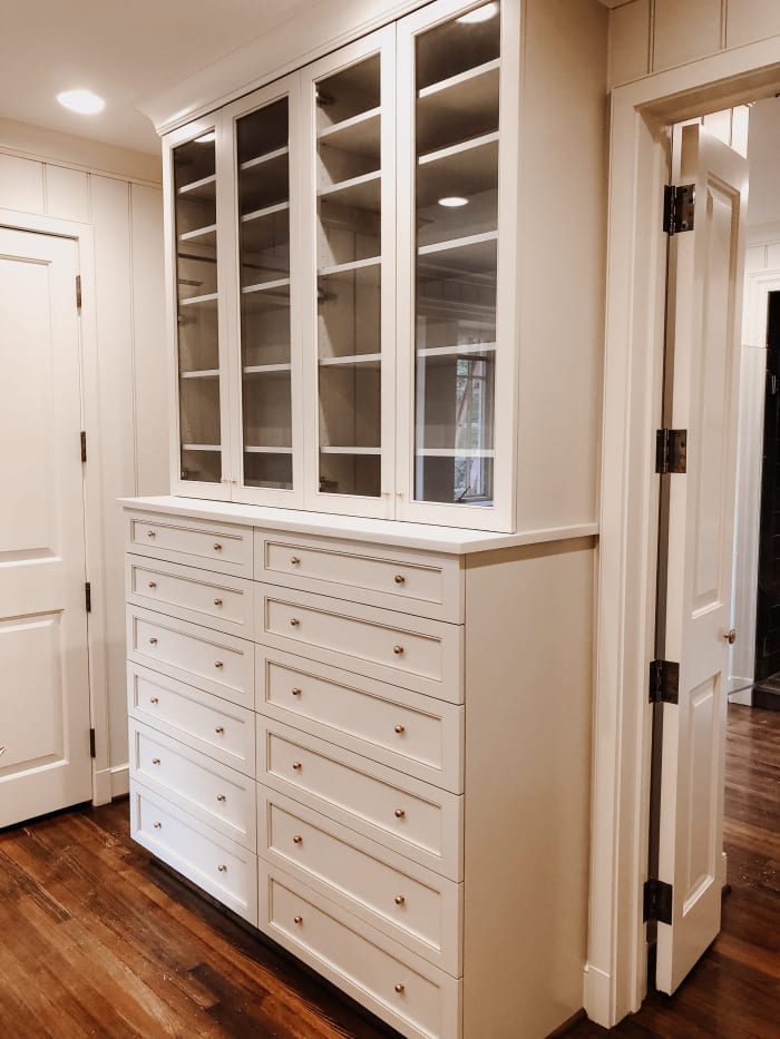 White Storage and Display Case