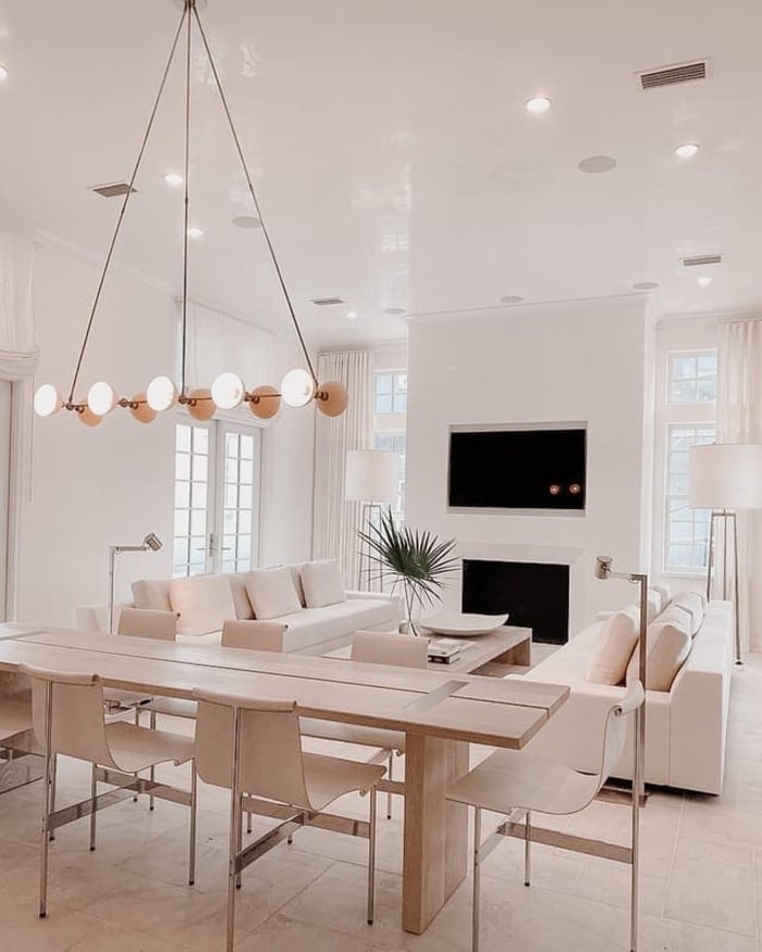 Dining Table in Alys Beach Home