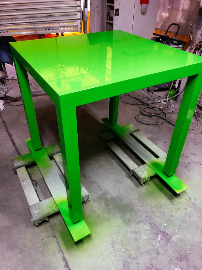 Neon Green Side Table