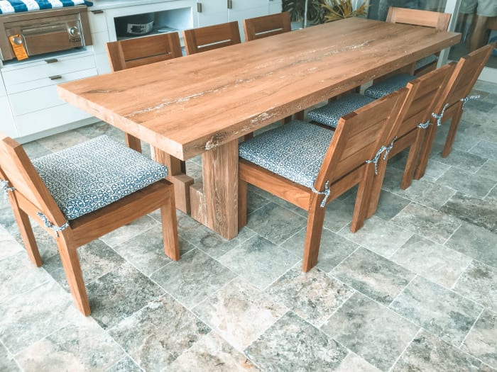 Cerused Oak Table