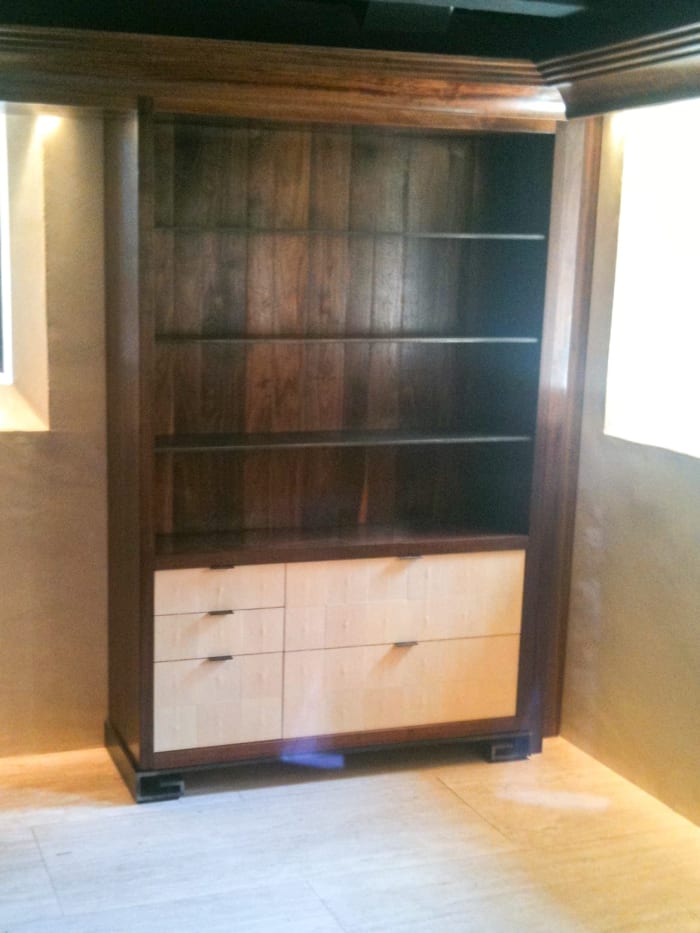 Swann House Bookshelf with White Accent