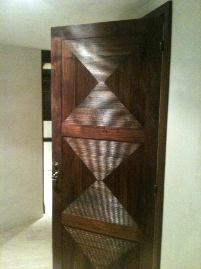 Swann House Wooden Door