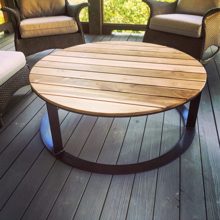 Circular Outdoor Coffee Table