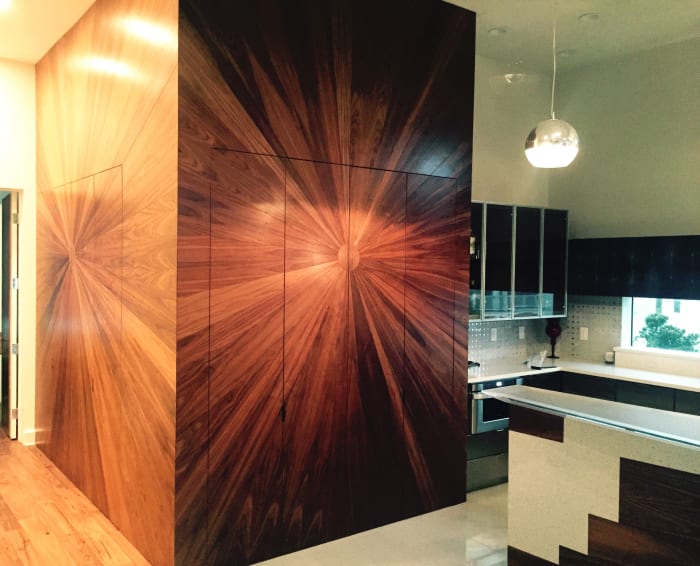 Walnut Wall
