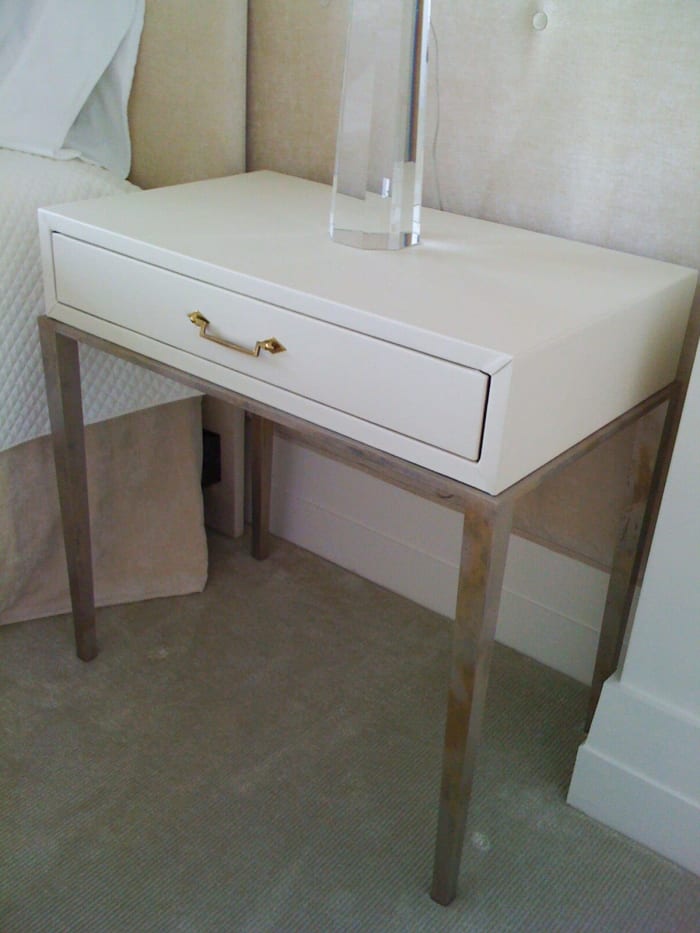 White and Wooden Night Stand