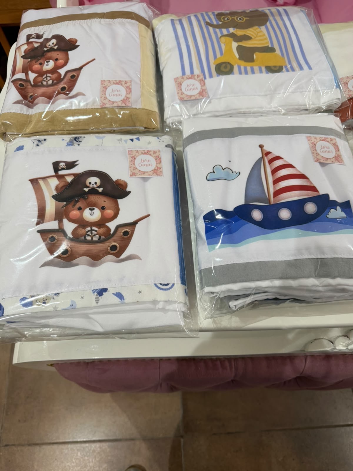 SÁBANAS DE CUNA
