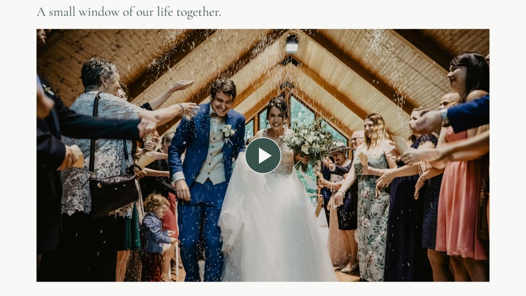 Homepage Custom Video