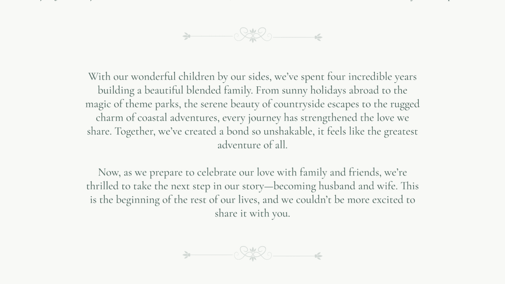 Homepage Intro Message