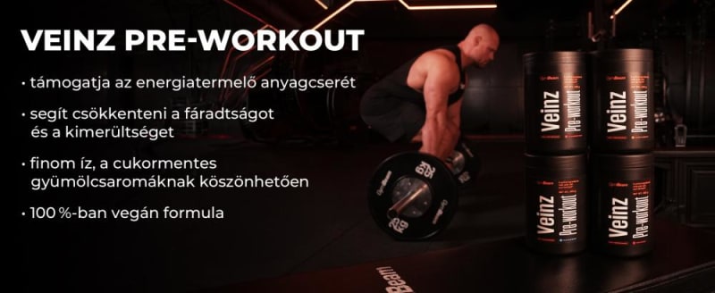 GymBeam Veinz pre-workout összetevők