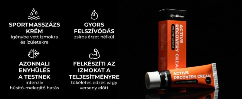 GymBeam Active Recovery Cream regeneráló krém