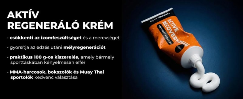 GymBeam Active Recovery Cream összetevők