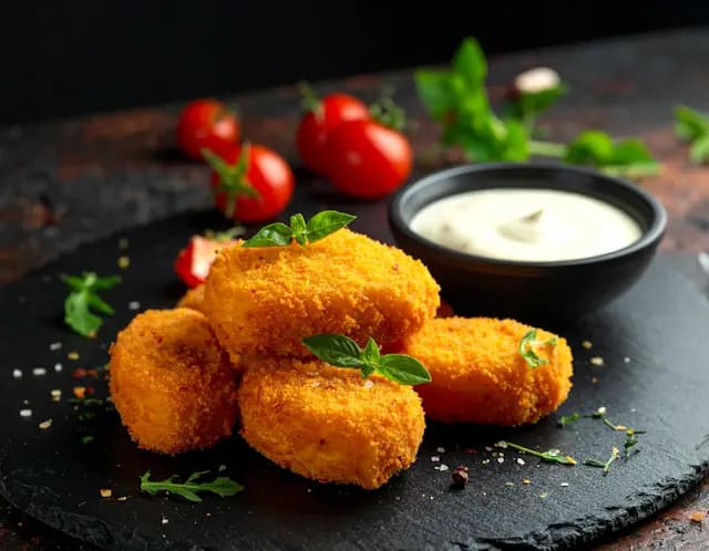 air fryer fried cheese czech style