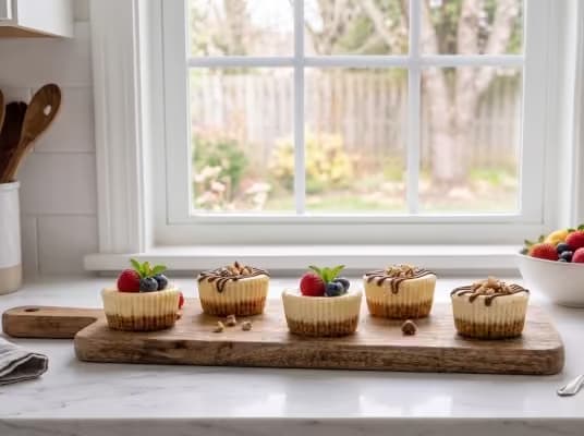 Air fryer protein cheesecake bites