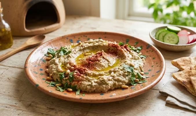 Quick Microwave Baba Ganoush