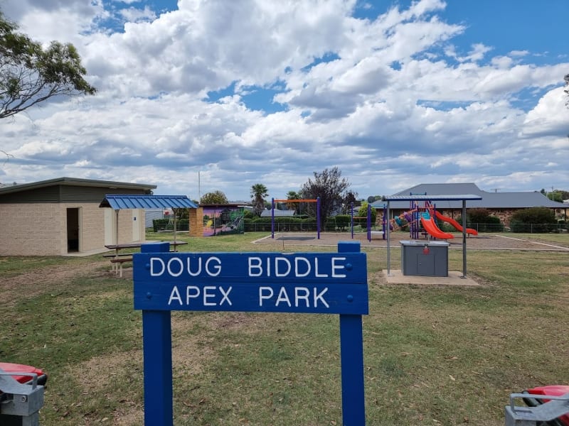 DOUG BIDDLE APEX PARK BBQ Area