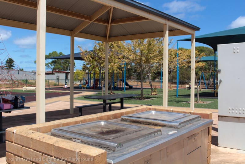 VIRGINIA SPORTS OVAL BBQ Area