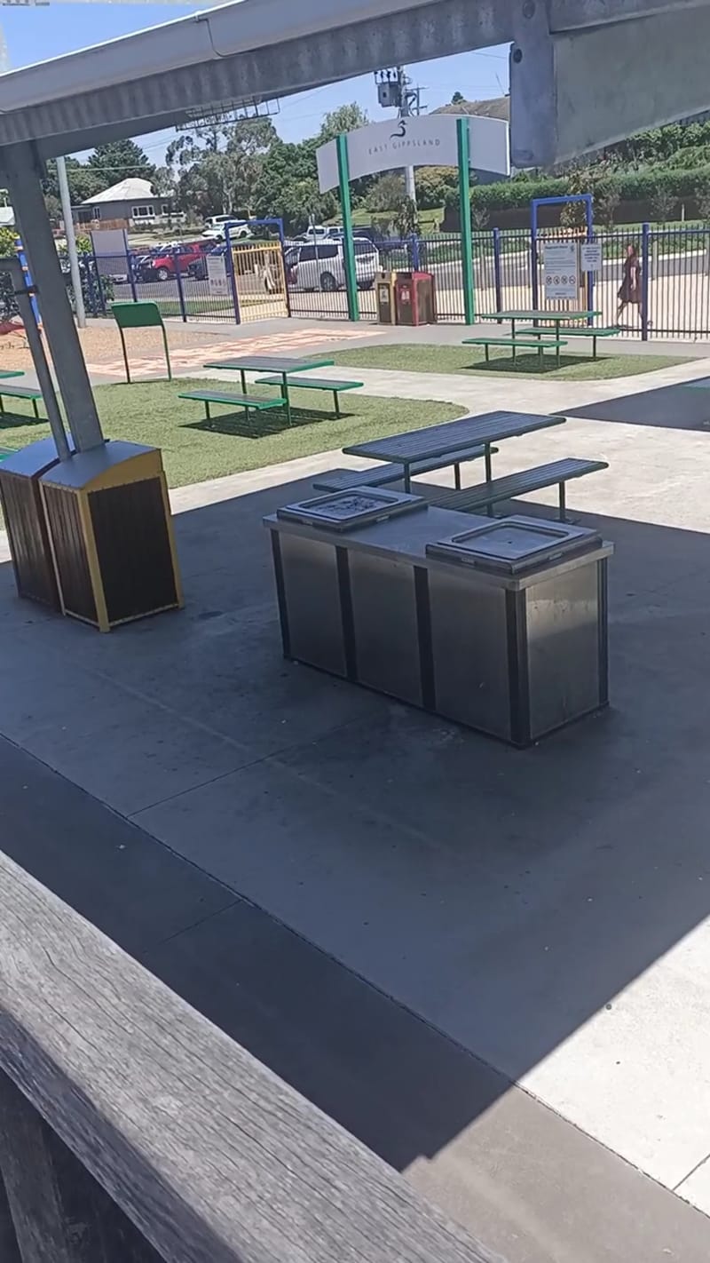 BAIRNSDALE ALL ABILITIES PLAYGROUND BBQ Area