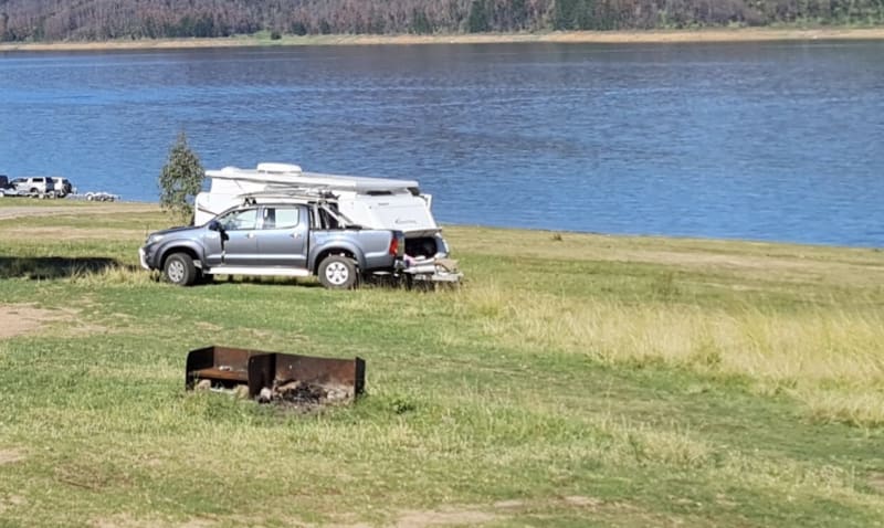 "THE PINES BOAT RAMP BBQ Area