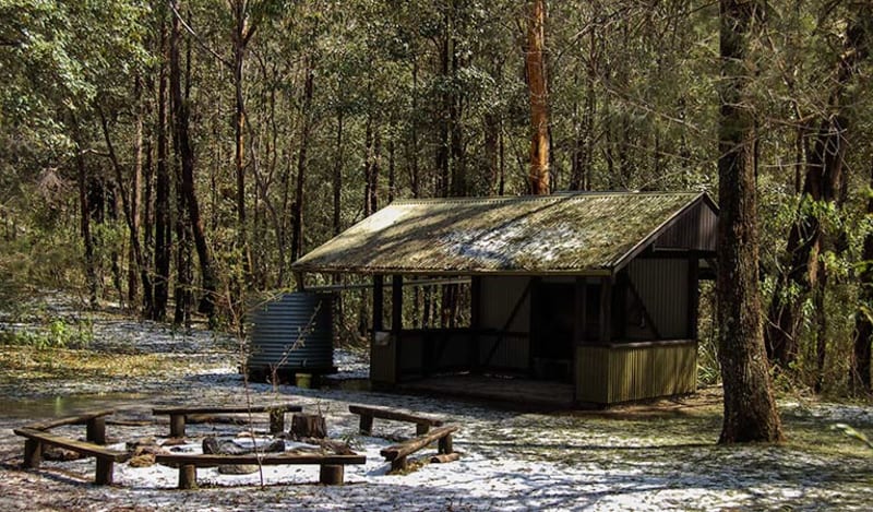 HEARTBREAK HILL CAMPGROUND BBQ Area