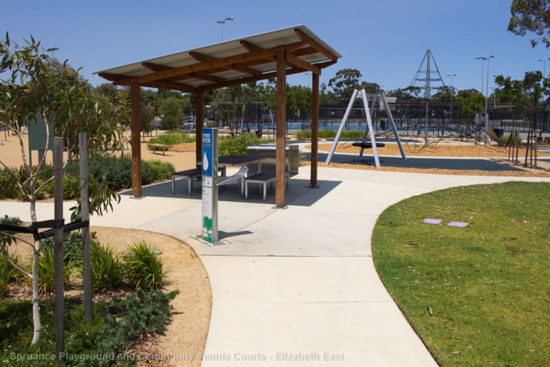 SPRUANCE PLAYGROUND BBQ Area