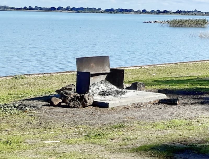 MEREDITH PARK CAMPING GROUNDS BBQ Area