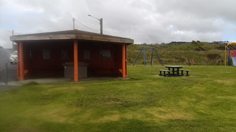 GREENPOINT CAMPGROUND BBQ Area