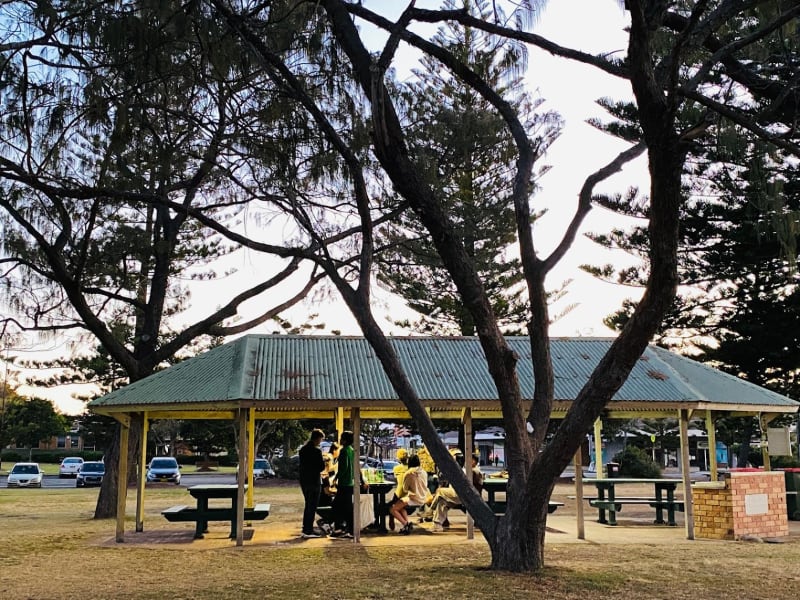 WOOLGOOLGA BEACH RESERVE BBQ Area