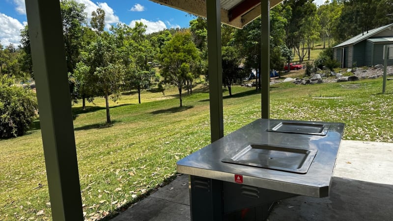 LAKE CRESSBROOK CAMP GROUND BBQ Area