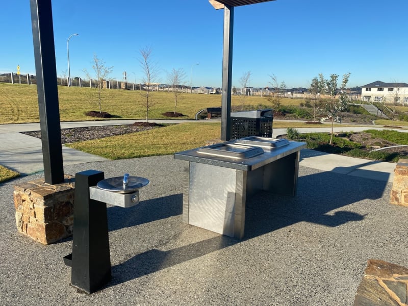 NEW MACDONALD'S FARM PLAYGROUND BBQ Area