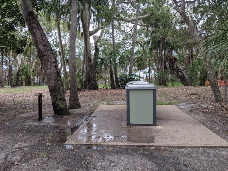 WORKMAN'S BEACH CAMP GROUNDS BBQ Area