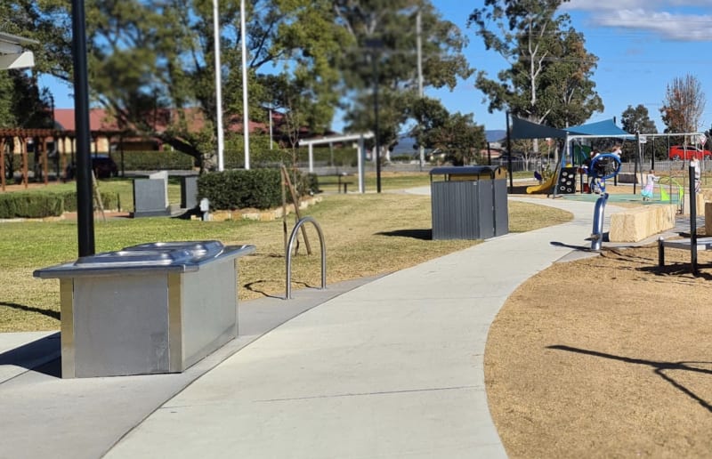 VETERANS MEMORIAL PARK BBQ Area