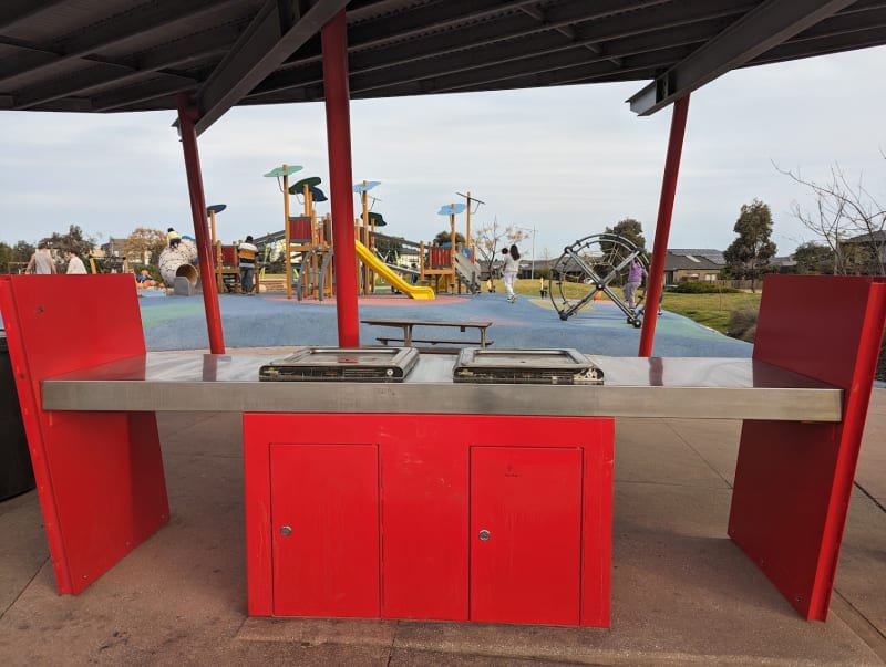 LOLLIPOP HILL PARK PLAYGROUND BBQ Area